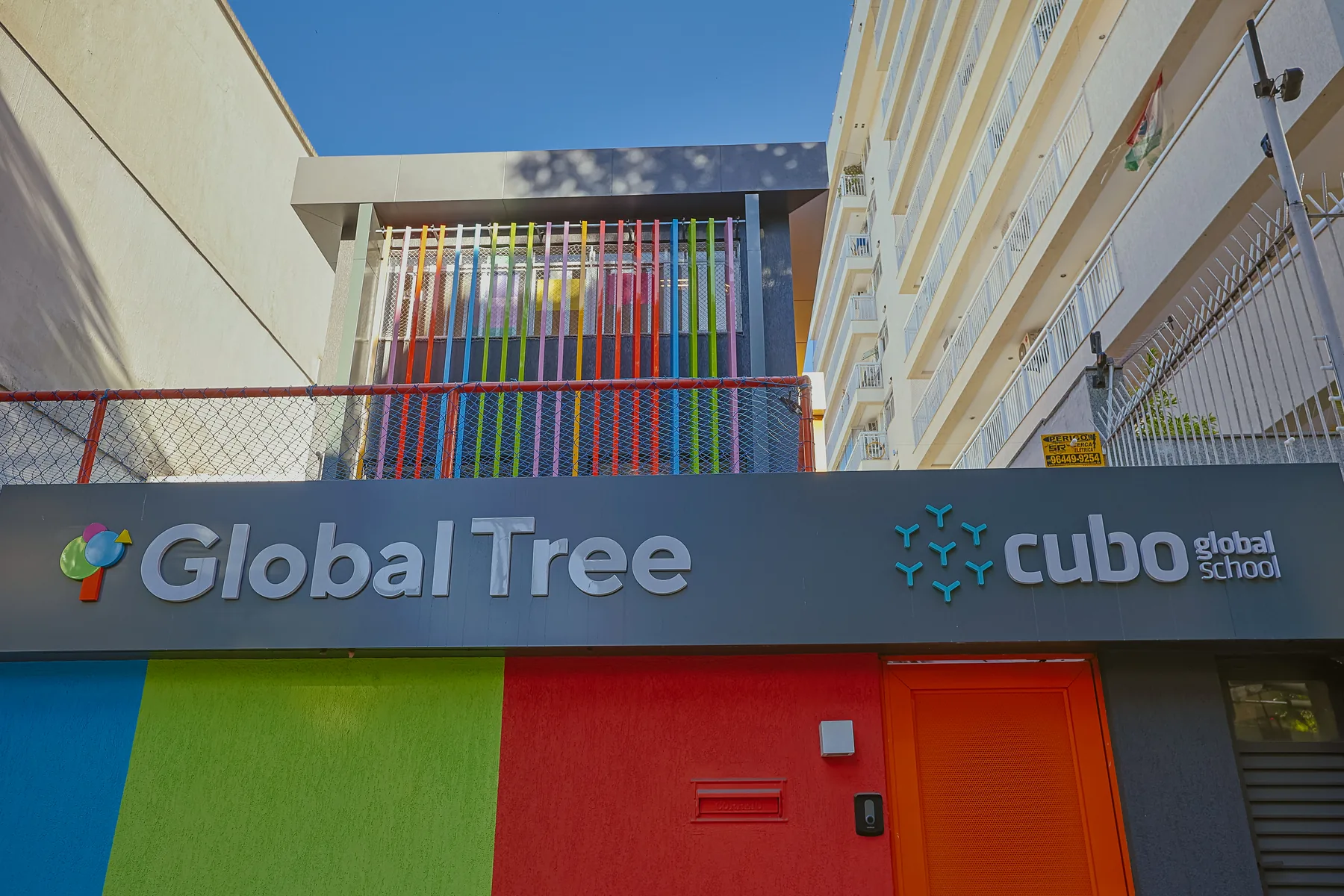 Entrada colorida da Global Tree Botafogo
